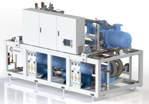 Чиллеры с выносным воздушным конденсатором на базе винтовых компрессоров