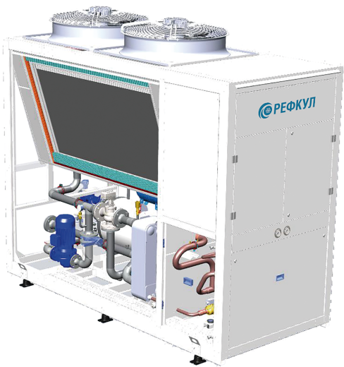Чиллеры с опцией фрикулинга на базе спиральных компрессоров